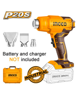 Πιστόλι Θερμού Αέρα Μπαταρίας 20V Li-Ion SOLO+Βαλίτσα