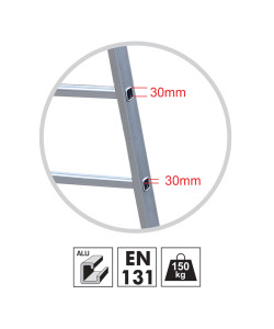Πολυμορφική Σκάλα Αλουμινίου 4 x 5 GeHOCK