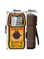 Ψηφιακό Πολύμετρο 1000V True RMS με Μέτρηση AC/DC/ Αντίστασης/ Χωρητικότητας/ Συχνότητας/ Kύκλος λειτουργίας/ Θερμοκρασίας/ NCV