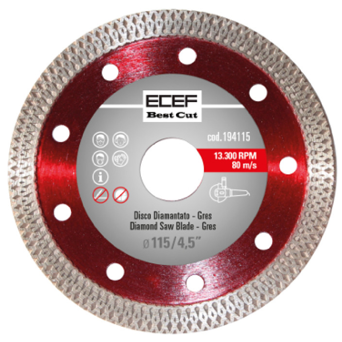 Δίσκος διαμαντέ Turbo Super Thin (Gres) Pro 115mm 194115 Δίσκος διαμαντέ Turbo Super Thin (Gres) Pro 115mm 194115