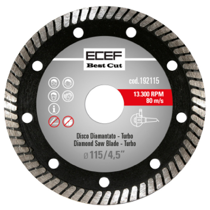 Δίσκος διαμαντέ Turbo Pro 115mm 192115 Δίσκος διαμαντέ Turbo Pro 115mm 192115
