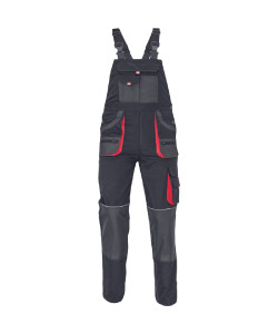 ΦΟΡΜΑ ΕΡΓΑΣΙΑΣ ΜΕ ΤΙΡΑΝΤΕΣ FF HANS ΜΑΥΡΟ/ΑΝΘΡΑΚΙ 100% cotton, 235 g/m² No 50/M