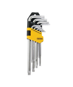 TOP MASTER Torx σετ 9τεμ CR-V πλαστική θήκη μεσαίο μέγεθος 390123