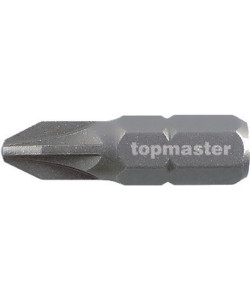 TOP MASTER Μύτη κατσαβιδιού με μέγεθος PZ2 25mm συσκευασία 2τεμ. 338705 TOP MASTER Μύτη κατσαβιδιού με μέγεθος PZ2 25mm συσκευασία 2τεμ. 338705