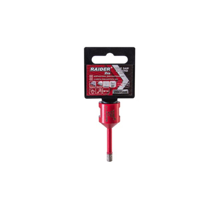 RAIDER Ποτηροτρύπανο διαμαντέ  M14 Φ06mm 157838 RAIDER Ποτηροτρύπανο διαμαντέ  M14 Φ06mm 157838