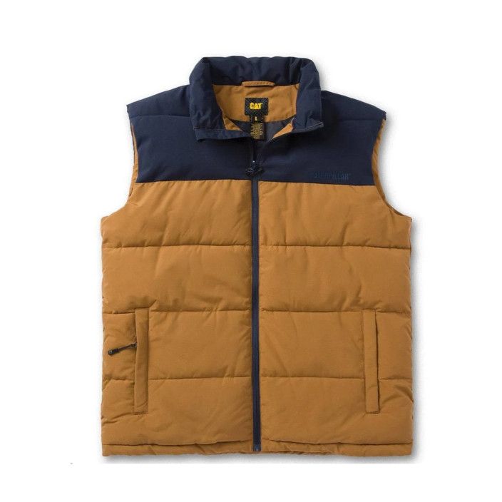 CAT Γιλέκο εργασίας arctic zone καφέ-μπλε 2XL W12430 CAT Γιλέκο εργασίας arctic zone καφέ-μπλε 2XL W12430