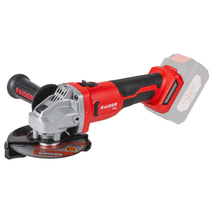 RAIDER R20 Solo Γωνιακός τροχός 125mm RDP-PBAG20 Brushless 030229 RAIDER R20 Solo Γωνιακός τροχός 125mm RDP-PBAG20 Brushless 030229