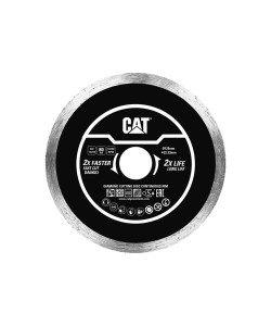 CAT Δίσκος κοπής διαμαντέ Continuous 125x22.23x1.6mm DA09023 CAT Δίσκος κοπής διαμαντέ Continuous 125x22.23x1.6mm DA09023
