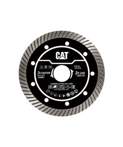 CAT Δίσκος κοπής διαμαντέ turbo 125x22.23x2.4mm DA09012 CAT Δίσκος κοπής διαμαντέ turbo 125x22.23x2.4mm DA09012