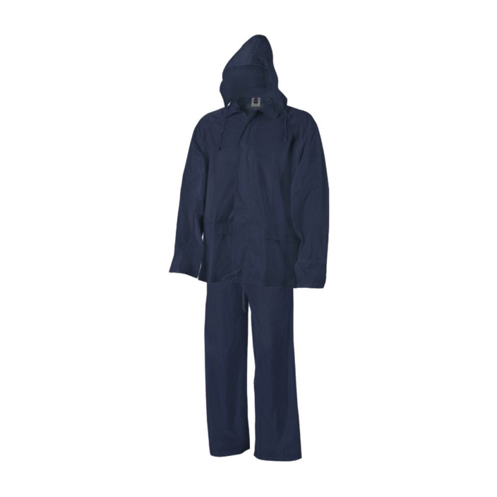 Αδιάβροχο κοστούμι Splash μπλε Poly/PVC L