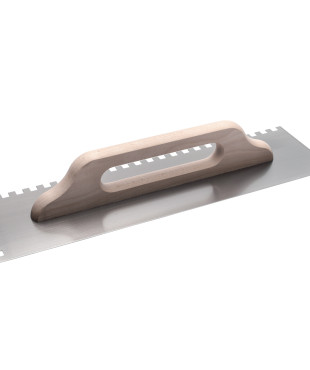 COME Σπάτουλα κόλλας ξύλινη λαβή 20Χ20 500x140x0.7mm 321-F