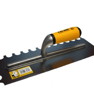 COME Σπάτουλα κόλλας πλαστική λαβή 20Χ20 360x120x0,6mm 382360-F