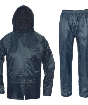 Αδιάβροχο κοστούμι Splash μπλε Poly/PVC M