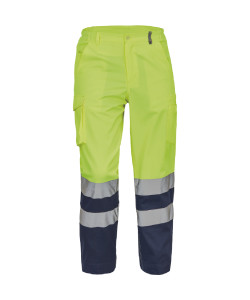 ΠΑΝΤΕΛΟΝΙ ΕΡΓΑΣΙΑΣ BURGOS ΚΙΤΡΙΝΟ/ΜΠΛΕ ΥΨΗΛΗΣ ΕΥΚΡΙΝΕΙΑΣ 50%poly-50%cott, 200 g/m² No 48/M