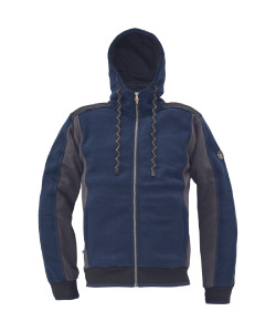 ΖΑΚΕΤΑ ΦΟΥΤΕΡ ΜΕ ΚΟΥΚΟΥΛΑ-HOODIE DAYBORO ΜΠΛΕ 55%poly-45%cott, 340 g/m² XXL