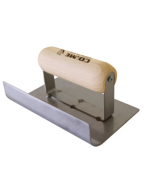 COME Σπάτουλα διαμόρφωσης αρμών inox 150x100+40x1,5mm 299150