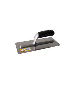 COME Σπάτουλα κόλλας χωρίς δόντι inox πλαστική λαβή 400x120x0,6mm 399IN400