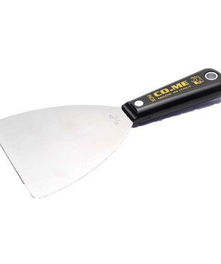 COME Σπάτουλα αμερικής γυψοσανίδας inox στρογγυλεμένες γωνίες 150mm 105LU150