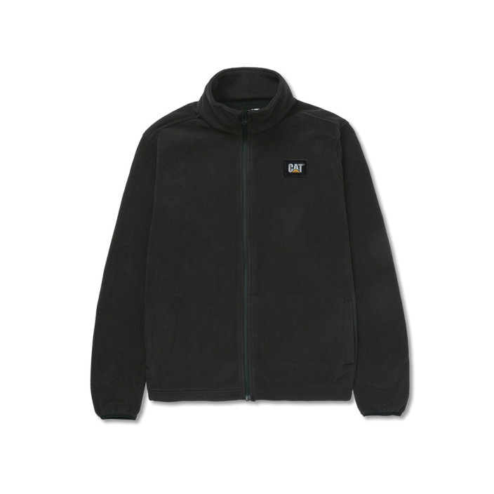 CAT Ζακέτα εργασίας microfleece μαύρη S 1030009