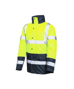 Μπουφάν εργασίας Neon ανακλαστικό κίτρινο-μπλε M HVNEOYM