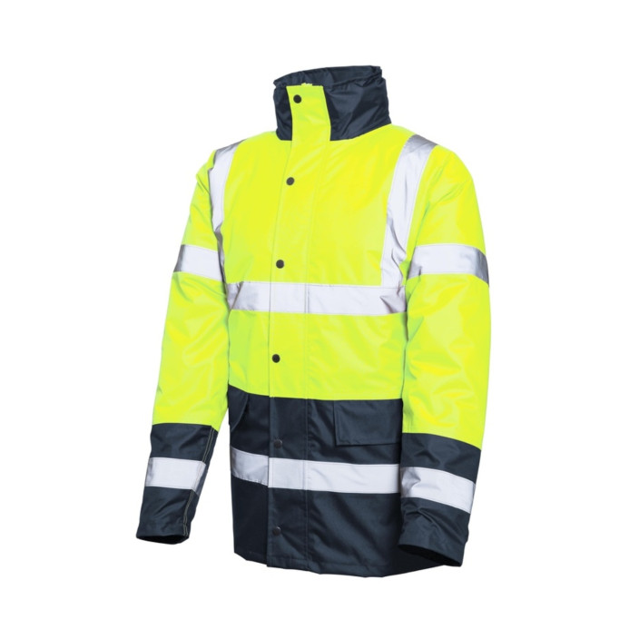 Μπουφάν εργασίας Neon ανακλαστικό κίτρινο-μπλε XL HVNEOYXL