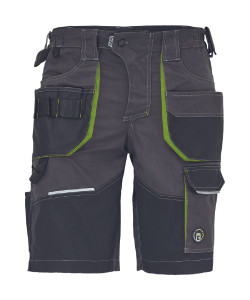 ΒΕΡΜΟΥΔΑ ΕΡΓΑΣΙΑΣ GREENDALE ΑΝΘΡΑΚΙ/ΛΑΙΜ 65%poly-35%cott, 270 g/m² No 64/3XL