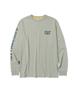 CAT Μπλουζάκι μακρυμάνικο trademark tee πράσινο XL 1510034