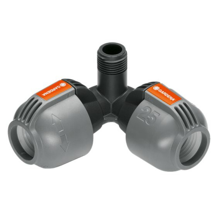02782-20 Σύνδεσμος Γωνίας Gardena SprinklerSystem 1/2", 25mm Αρσενικός