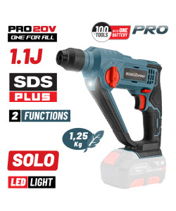 BORMANN Pro BBP3200 Πνευματικό Πιστολέτο SDS-PLUS 20V, Li-Ion, SOLO