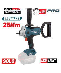 BORMANN Pro BBP5340 Δονητής Μπετού Μπαταρίας 20V, 2 Ταχύτητες, 25Nm-SOLO (Χωρίς Μαρκούτσι)