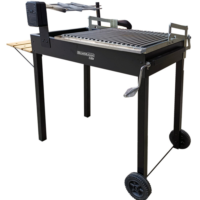 BORMANN Elite BBQ1980 Ψησταριά Ρυθμιζόμενη με Σούβλα Αντικριστού 55x41cm