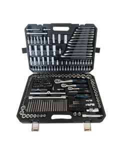 BORMANN Pro BHT5140 Σετ Καρυδάκια 1/4'' & 3/8'' & 1/2' με Καστάνια και Γερμανοπολύγωνα,300τμχ