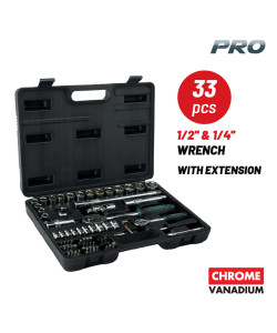 BORMANN Pro BHT5150 Καρυδάκια 1/2'' & 1/4'' 73τεμ