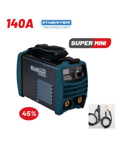 BORMANN BIW1545 Ηλεκτροκόλληση Inverter 140A,με Ψηφιακή Οθόνη & Εξαρτήματα