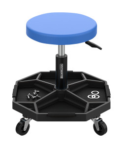 BORMANN Pro BWR5232 Κάθισμα Συνεργείου Πτυσσόμενο Με Θήκη Εργαλείων, 37-52cm