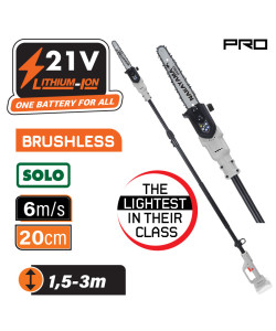 ΝΑΚΑΥΑΜΑ Pro EC1620 Κονταροπρίονο Μπαταρίας Τηλεσκοπικό 21V,Λάμα 20cm,2.1Kg, Αυτόματη Λίπανση,SOLO